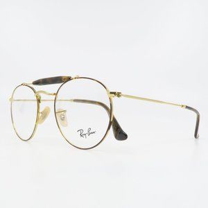 Ray-Ban RB 3747V 2945 Unisex Round Gold/Tortoise